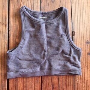 Garage Gray snd Light Pink Crop Tops